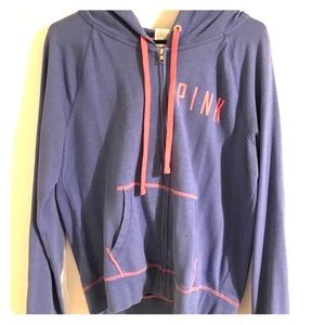 PINK zip up hoodie